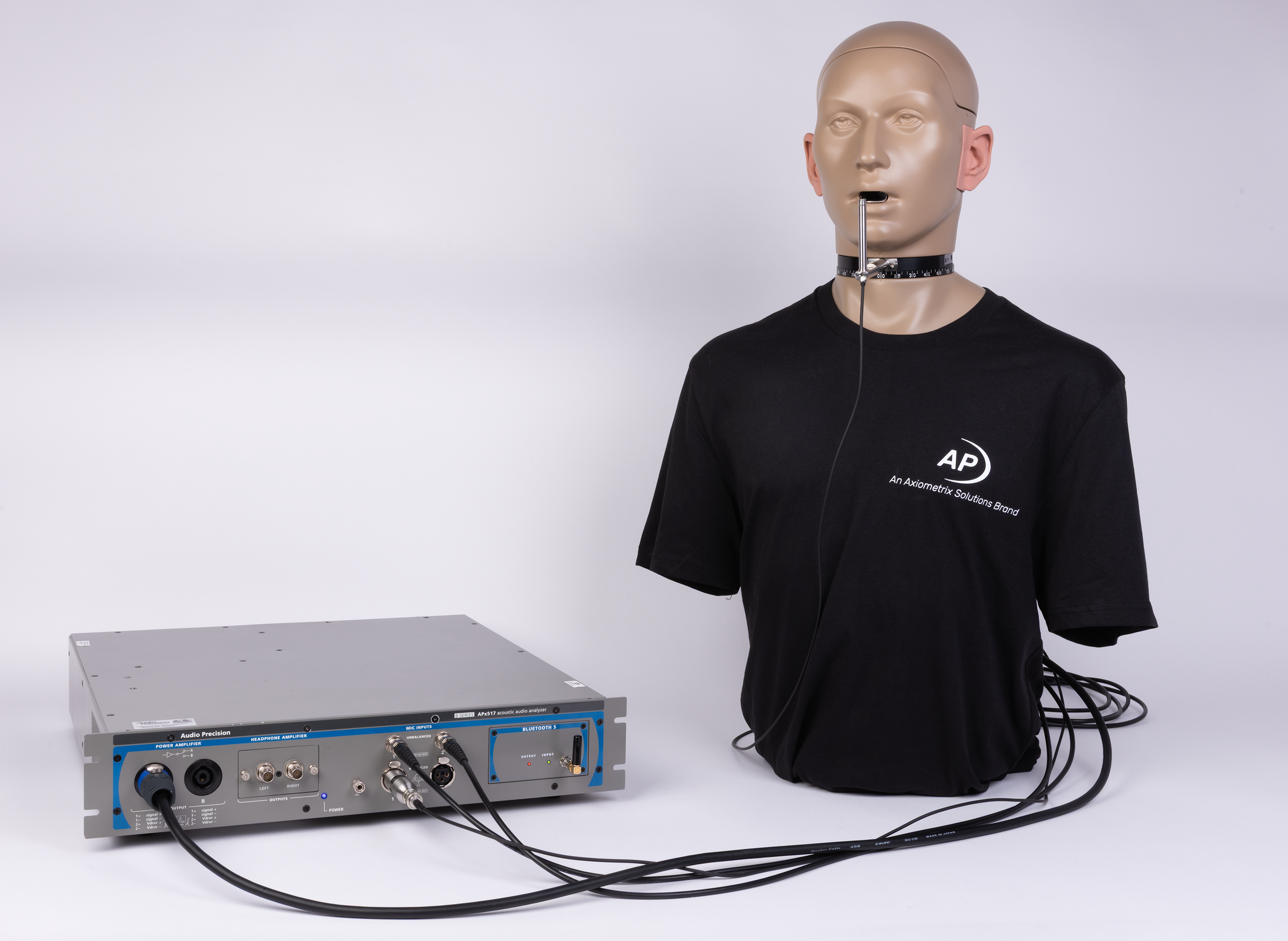 Keymar with an APx517 audio analyzer